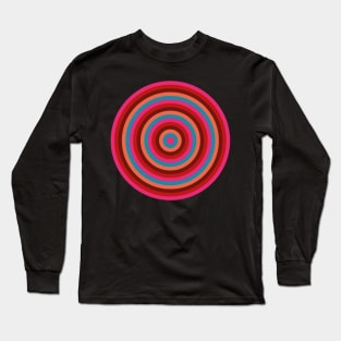 Pop Mod Circles #2 Long Sleeve T-Shirt